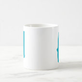 Mug Initiale personnalisée avec conception de lettres (Centre)