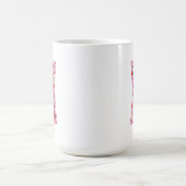 Mug Initiale personnalisée | Lettre florale X Monogram (Centre)