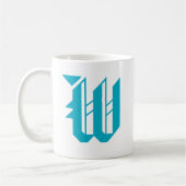 Mug Initiale personnalisée Vintage (Gauche)