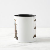 Mug Initiale rouillée I de chevaliers (Centre)