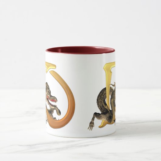 Mug Initiales D de Dragonlore (Centre)