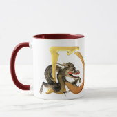 Mug Initiales D de Dragonlore (Gauche)