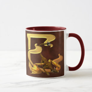 Mug Initiales E de Dragonlore