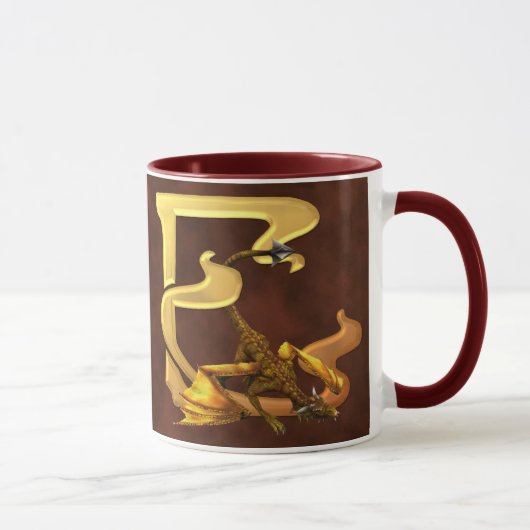 Mug Initiales E de Dragonlore (Droite)