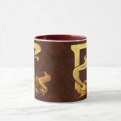 Mug Initiales E de Dragonlore (Centre)