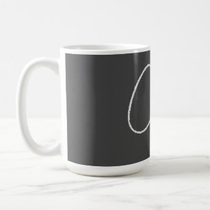 Mug Initiales minimalistes Monogrammes professionnels 
