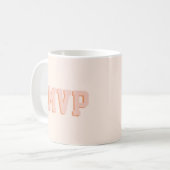 Mug Initiales Monogrammes d'impression mûre modernes p (Devant gauche)