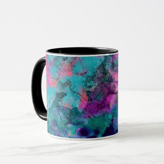 Mug Inky Watercolor Abstract (Devant gauche)