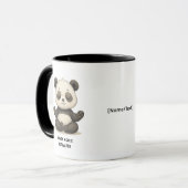 Mug Inner Peace activé | Ajouter un nom ou un text (Devant gauche)