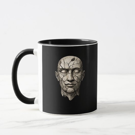 Mug Inner Self Layers – Dark Aesthetic Identity Art (Gauche)