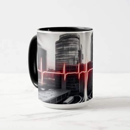 Mug Innovation Médicale en action (Devant gauche)