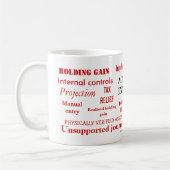 Mug Innuendo comptable ! Suggestive Comptable Cheeky (Gauche)