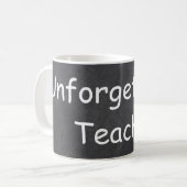 Mug Inoubliable enseignant Chalkboard Design Idée cade (Devant gauche)