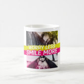 Mug Inquiète Moins, Souriez Plus (Centre)