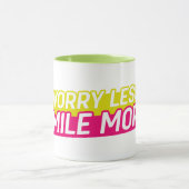 Mug Inquiète Moins, Souriez Plus (Centre)