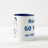 Mug Inquiéter d'une blessure d'ouverture de bouteille (Centre)