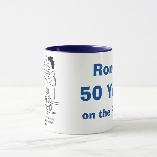 Mug Inquiéter d'une blessure d'ouverture de bouteille (Centre)