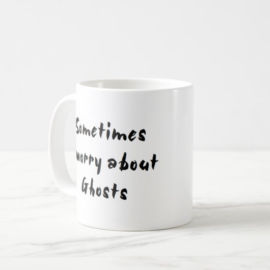 Mug inquiétude de fantôme (Devant gauche)