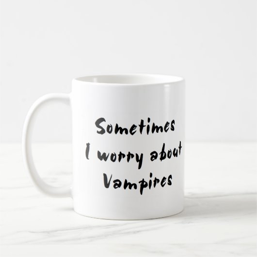 Mug inquiétude de vampire (Gauche)