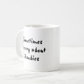Mug inquiétude de zombie (Devant gauche)