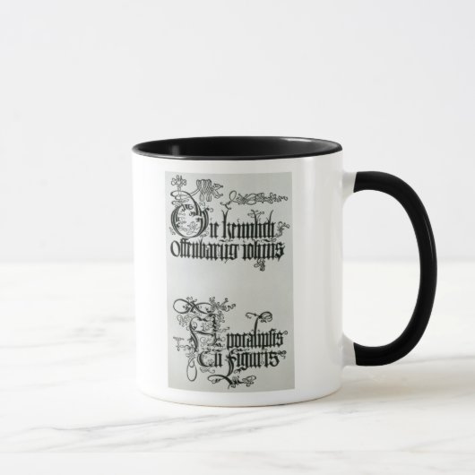 Mug Inscriptions en manuscrit gothique (Droite)