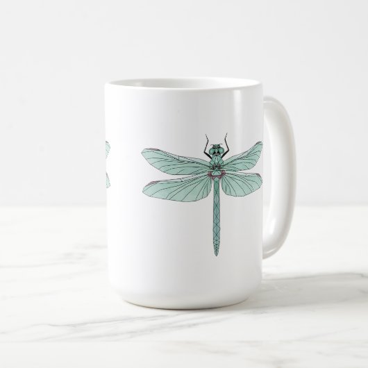 Mug insecte libellule (Devant droit)