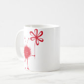 Mug Insecte mauvais de fleur (Devant gauche)