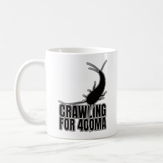 Mug Insecte primitive de poisson d'argent - Geek d'ent (Gauche)