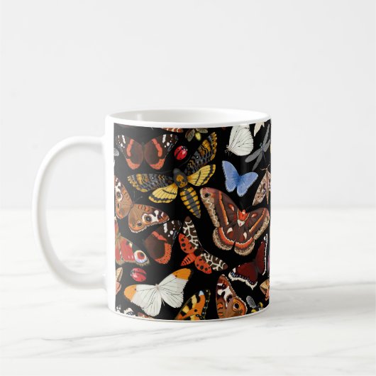 Mug Insecte un motif transparent (Gauche)