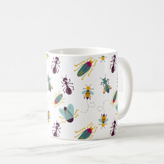 Mug insectes de petits insectes (Devant droit)