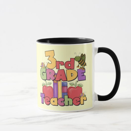 Mug Insectes et 3èmes T-shirts et cadeau de catégorie (Droite)