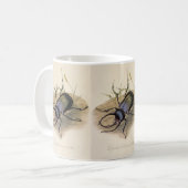 Mug Insectes et insectes vintages, Rhino Rhinoceros Be (Devant gauche)