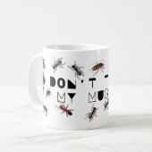 MUG INSECTES. ROACHES, BOUGIE DE CAFÉ (Devant gauche)