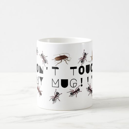 MUG INSECTES. ROACHES, BOUGIE DE CAFÉ (Centre)