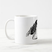 Mug Insectes vintage dansant; mouche à viande bleue (Gauche)