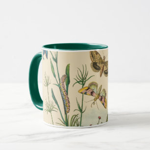 Mug Insectes vintages, Papillons, Caterpillar