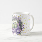 Mug Inséparables au Lavandin (Devant droit)