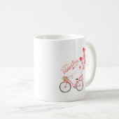 Mug Inséparables de la Saint Valentin sur les coeurs d (Devant droit)