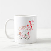 Mug Inséparables de la Saint Valentin sur les coeurs d (Gauche)
