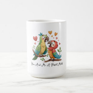 Mug Inséparables en harmonie colorée