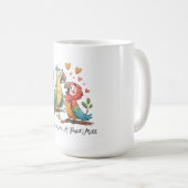 Mug Inséparables en harmonie colorée (Devant droit)
