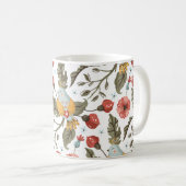 Mug Inséparables floraux Motif bohème (Devant droit)