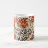 Mug Inséparables Heart Red Art Collage (Centre)