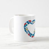 Mug Inséparables Mariages originaux dans le coeur des (Devant gauche)