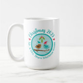 Mug Inséparables personnalisables Mistletoe Kisses (Gauche)