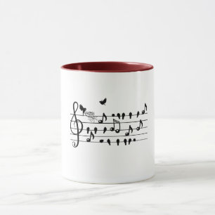 Mug inséparables, s'attendant à un ajout à la famille