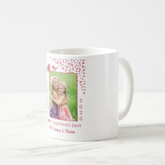 Mug Inséparables Valentine's Day Heart Coffee Cup (Devant droit)