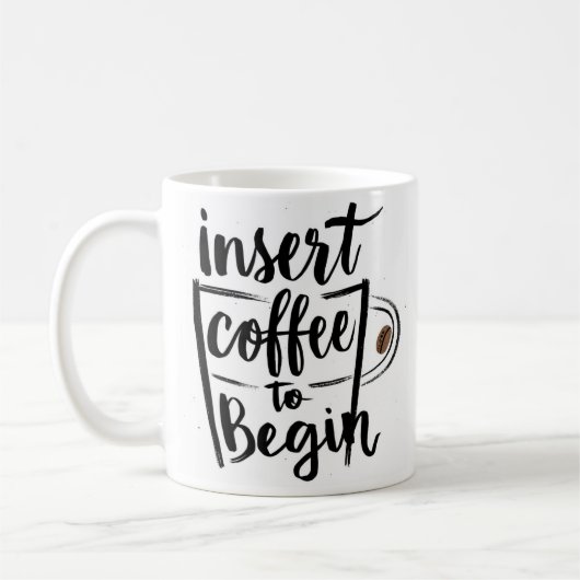 Mug insérer du café pour commencer (Gauche)