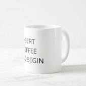 Mug Insérer le café au début (Devant droit)