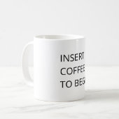 Mug Insérer le café au début (Devant gauche)